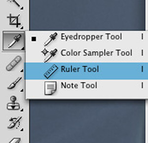 Photoshop Ruler Tool