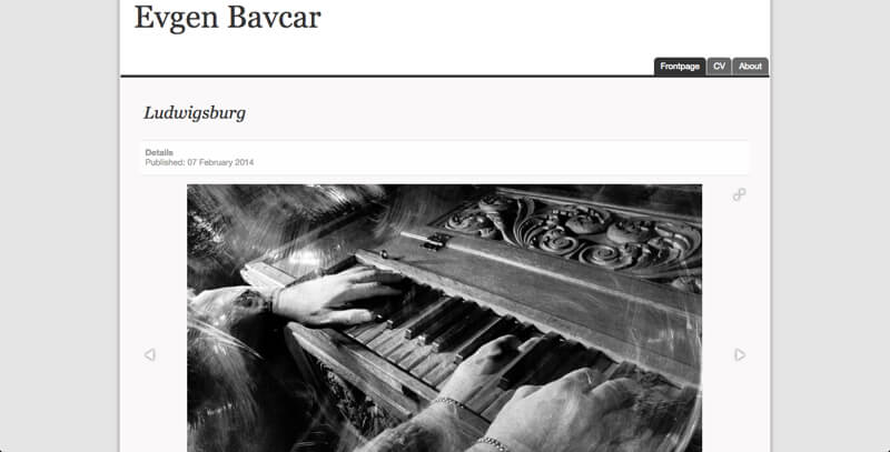 Blind photographer Evgen Bavcar