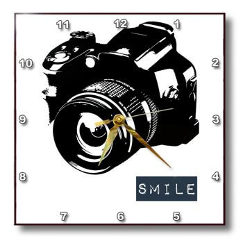 smile camera clock