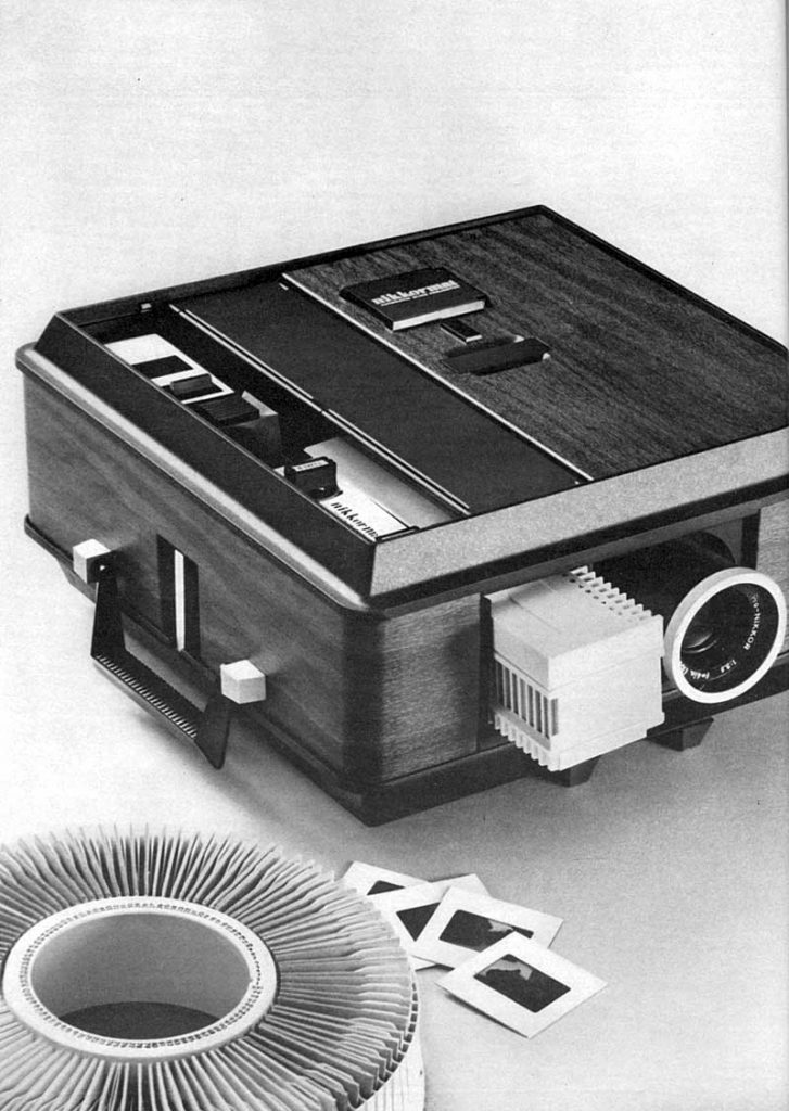 nikkormat slide projector 1965 ad