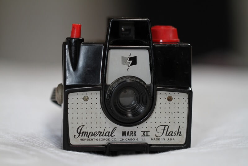 Jim, the Photographer - Imperial Mark XII Flash Camera