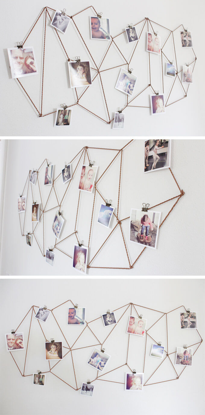geometric photo frame
