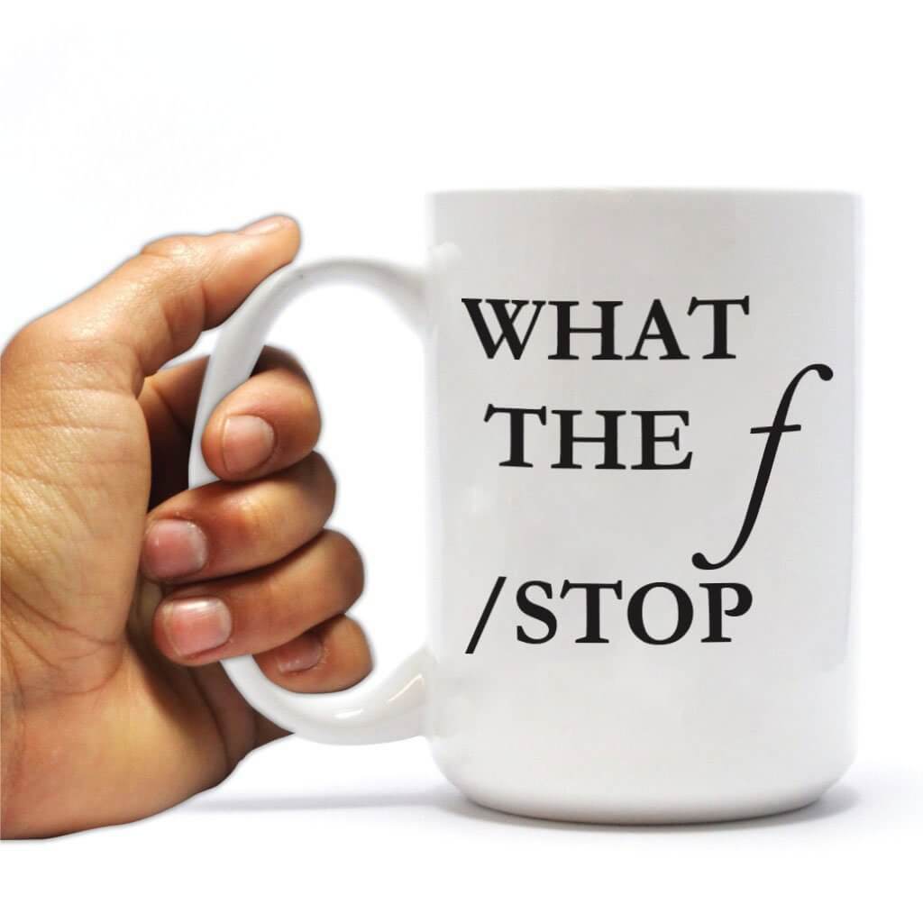 f stop mug