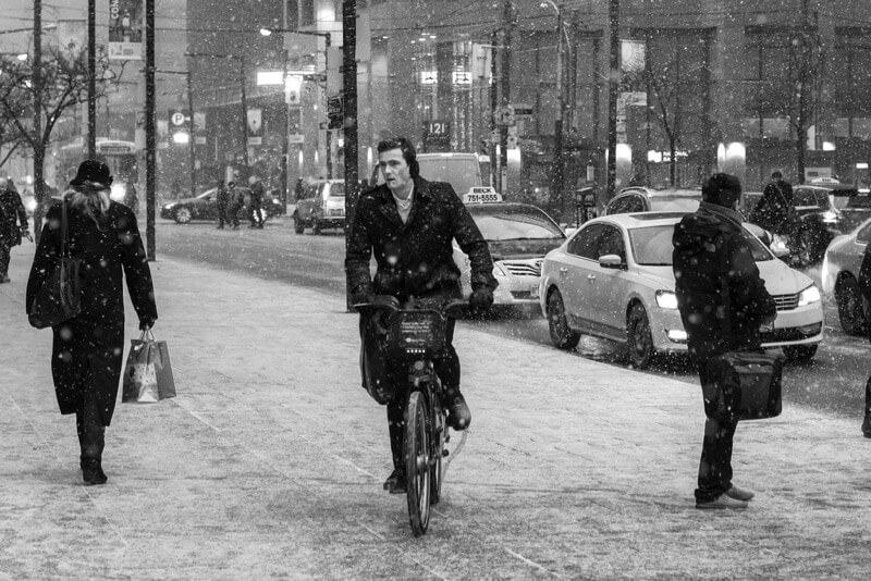 Ben Roffelsen Photography - Cycling in the Snow