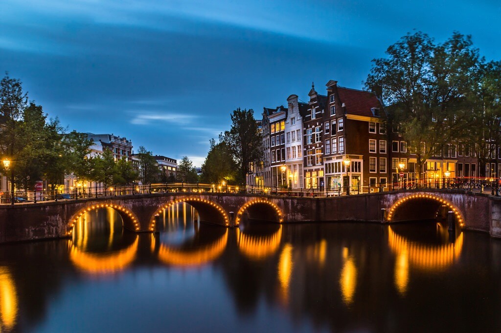 Shane Taremi - Leidsegraght Canal Bridge, Amsterdam