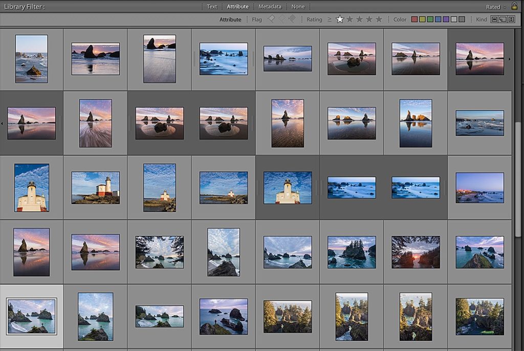 organizing lightroom