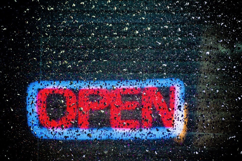 Neon Open sign