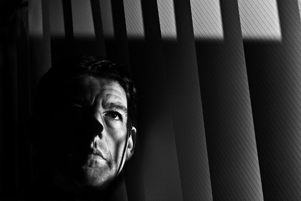 Steve Garner - Window Blind Portrait