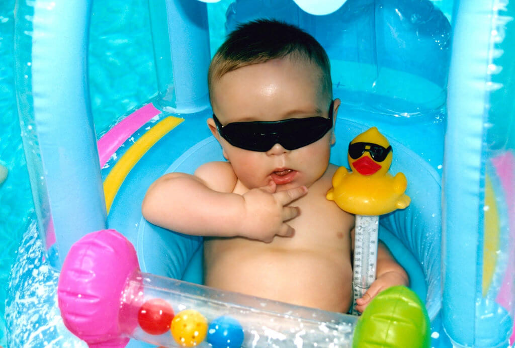John Rosemeyer - baby with sunglasses