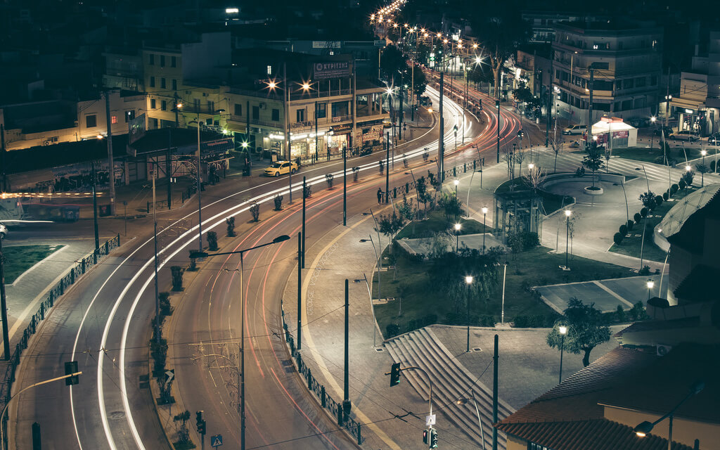 GeorgeVog - curved road night photography