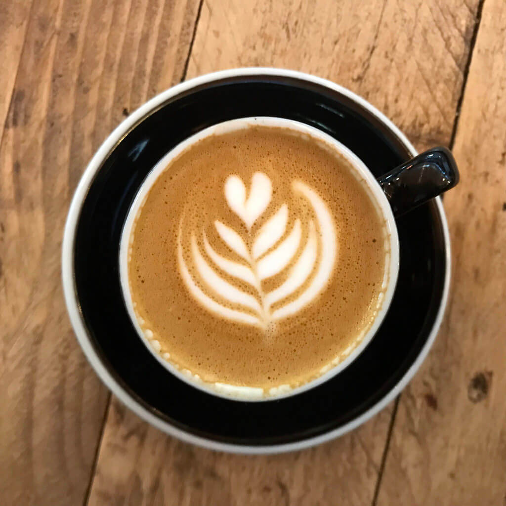 Bex Walton - Gorgeous latte art at Colombia Coffee Roasters, Oxford