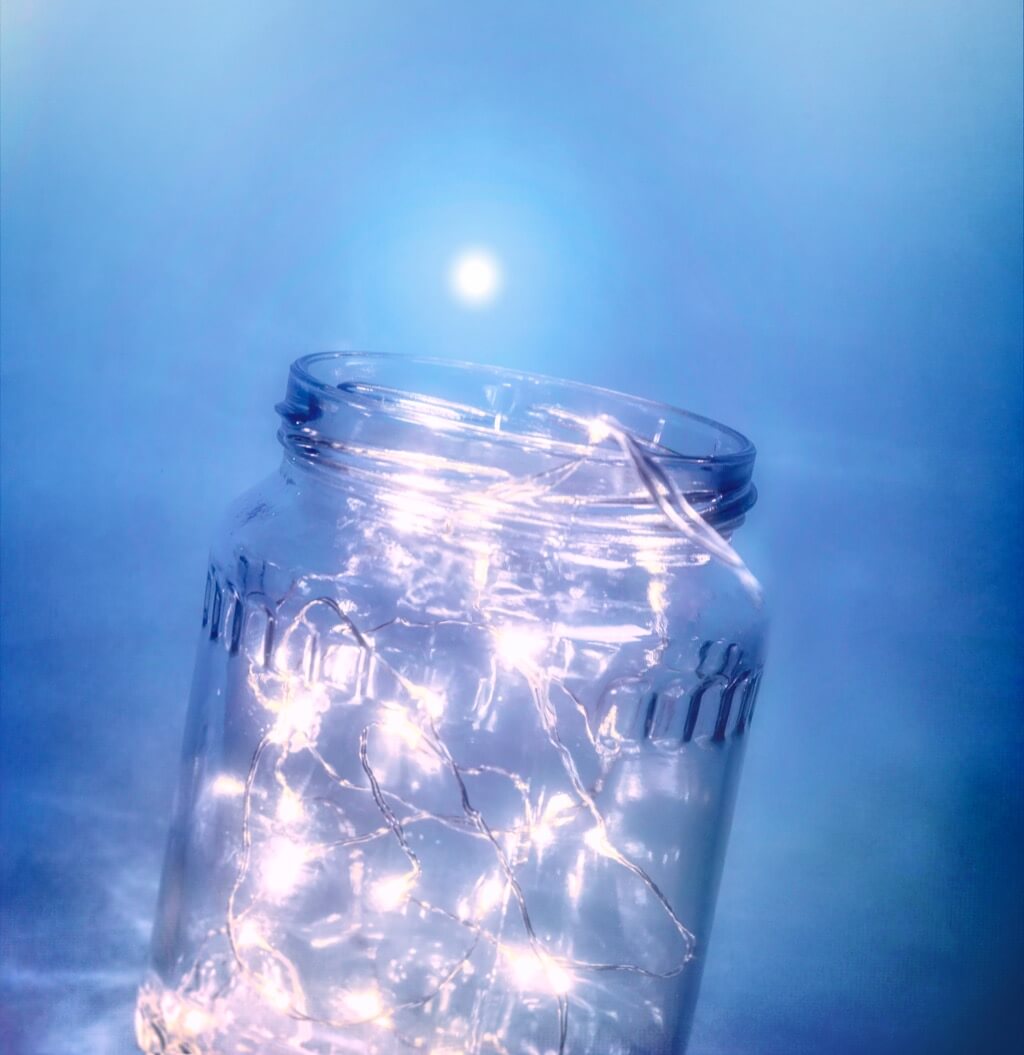 Janette Anderson - Christmas lights in jar