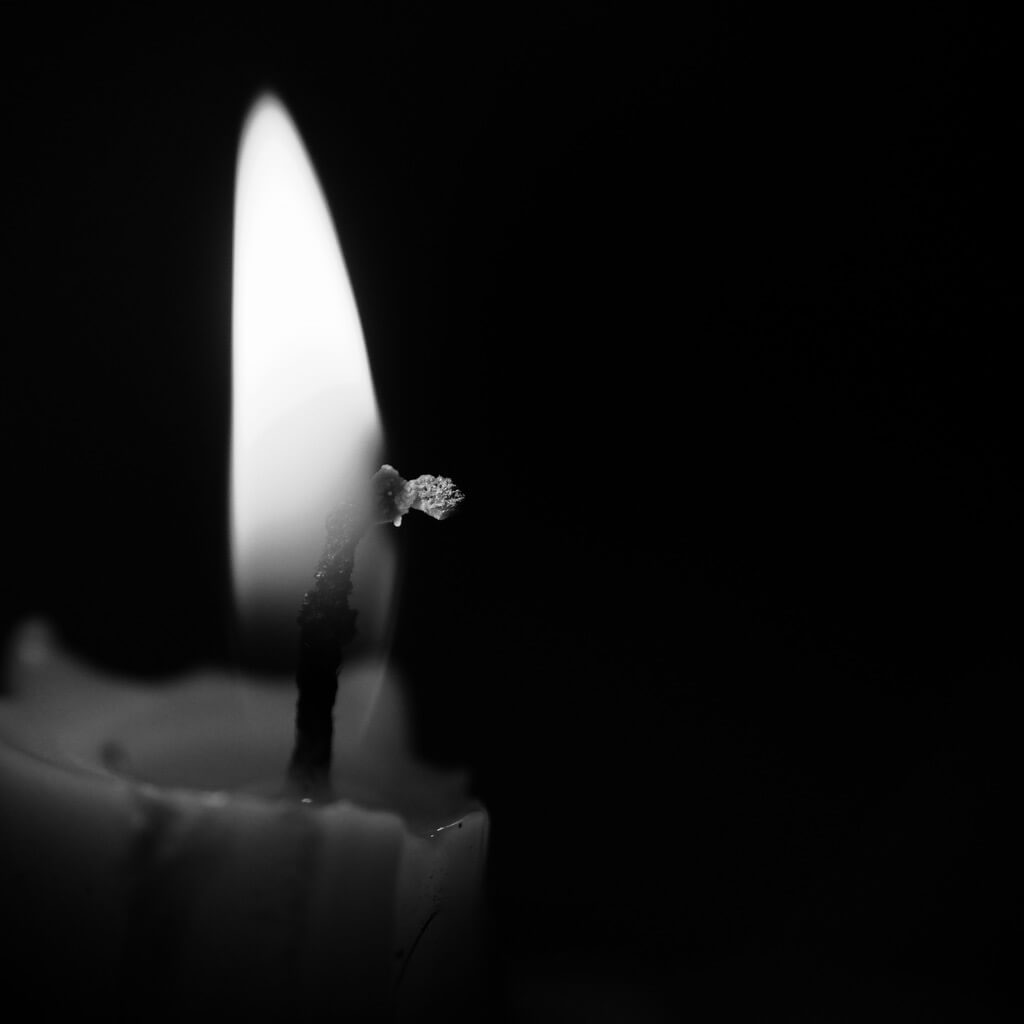 Shoot to Save - Candle Black and White