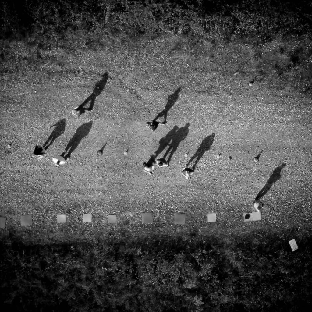 Steve Stanger - shadow people - drone photo